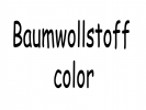Baumwollstoff color