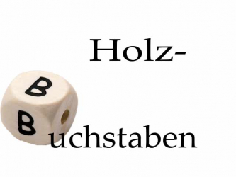 Holzbuchstaben