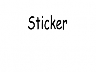 Sticker