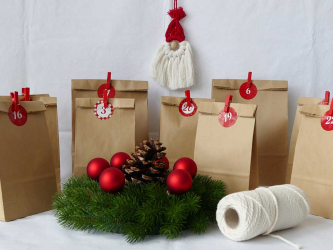 Adventskalender Makramee