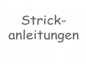 Strickanleitungen