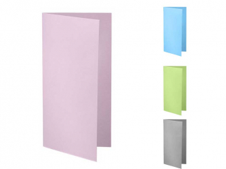 1001 Pkg 5 Karten DIN A6 lang hochkl. 210x210 mm 