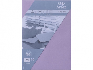 1001 Pkg 5 Kuverts B6 flieder