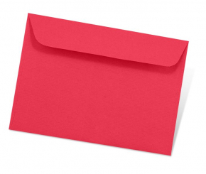 1001 Pkg 5 Kuverts C6 rot