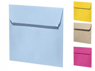 1001 Pkg 5 Kuverts qd  160x160mm 100gm2 ungefüttert 