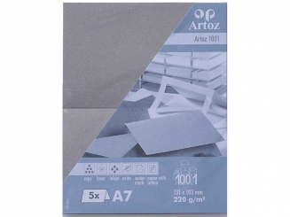 1001 Pkg 5 Tischkarte A7 graphit