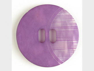 2-loch Kunststoffknopf mit ellipsenförmigem Strichmuster - ø 