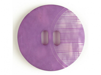 2-loch Kunststoffknopf mit ellipsenförmigem Strichmuster - 