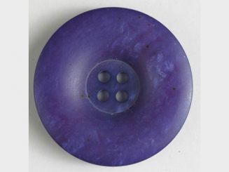4-loch Kunststoffknopf marmoriert mit runder Vertiefung - Größe: 25mm 