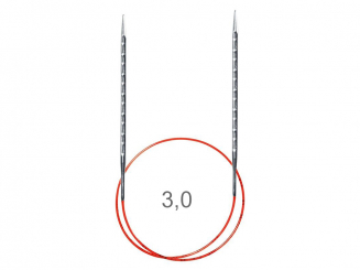 addiNovel viereckige Rundstricknadeln 80cm 3,0 mm