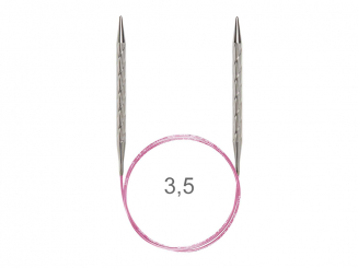 addiUnicorn Basic Metall Rundstricknadel 80cm 3,50 mm