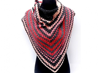 Anleitung  Dreieckstuch 