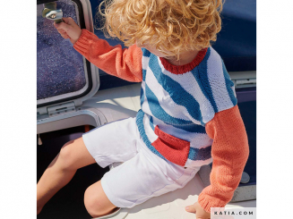 Anleitung Bubenpulli Missouri gestreift 