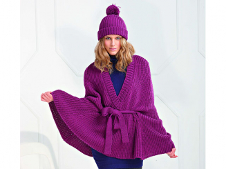 Anleitung Cape und Mütze Merino 160 