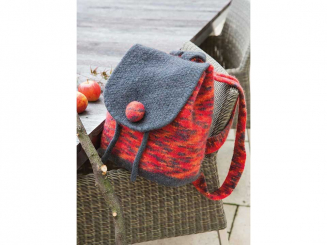 Anleitung Filzwolle Uni + Color Rucksack 