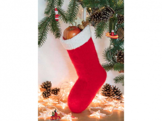 Anleitung Filzwolle Uni Nikolausstiefel gefilzt 