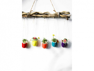 Anleitung Filzwolle Uni Umwickelte Eierschalen 