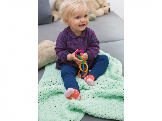 Anleitung Funny Uni Kuscheldecke 