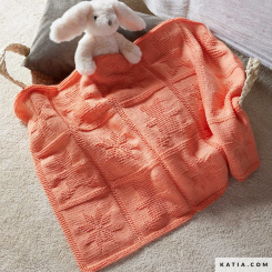 Anleitung Katia Wolle Twist Strickanleitung Babydecke 