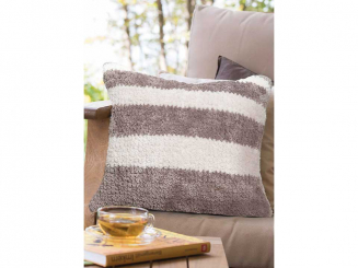 Anleitung Koala Kissenhülle Streifen 40 x 40 cm 