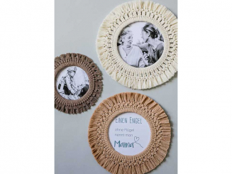 Anleitung Macramé Bilderrahmen 