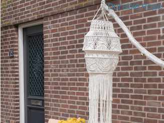 Anleitung Makramee Lampenschirm 