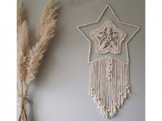 Anleitung Makramee Sterne 