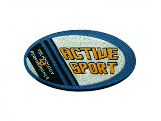Applikation Active Sport oval 8 x 4 cm 