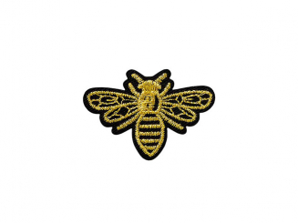 Applikation Biene, Gold Aufbügeln xMini cm 