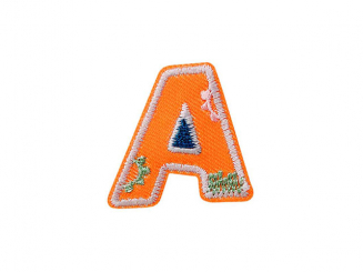 Applikation Buchstaben  3,5 x3,5 cm A