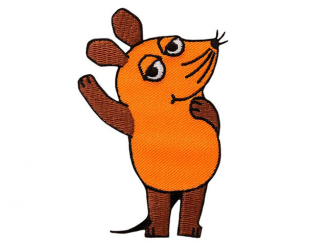 Applikation Die Maus© MAUS Aufbügeln xMidi cm 