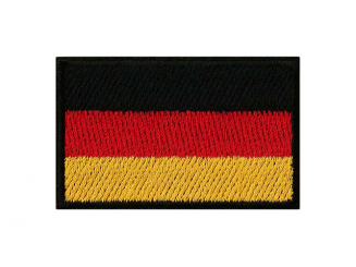 Applikation Flagge Deutschland 6,2 x 3,8 cm 