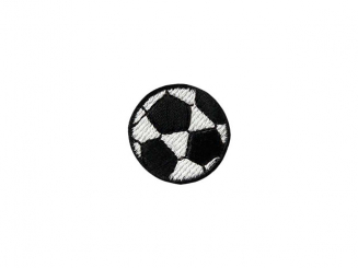 Applikation Fußball 2,5 x 2,5 cm 