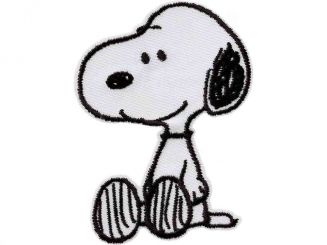 Applikation Peanuts© Snoopy Aufbügeln u. Aufkleben xMidi cm 