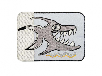 Applikation Reflexpatch, Hai 8,3 x 6,0 cm 