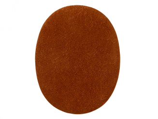 Applikation Velourflicken, cognac 2St. 12,8 x12 cm 