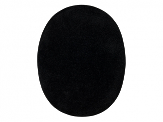 Applikation Velourflicken, schwarz 2St. 12,8 x12 cm 