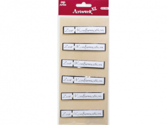 Art-Work XL: Konfirmation-Stickers XL, handmade 