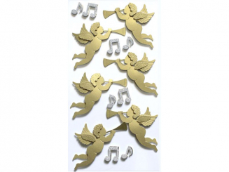 Art-Work: Engel mit Flöte, handmade 