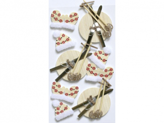 Art-Work: Ski retro, handmade 