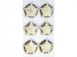 Art-Work:Sterne natur gold 