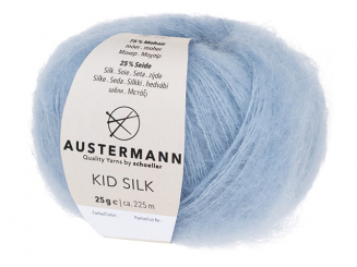 Austermann Kid Silk Farbe 29 rauchblau