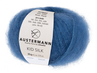 Austermann Kid Silk Farbe 37 taubenblau