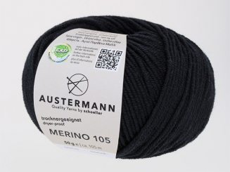 Austermann Merino 105 EXP Farbe 302 schwarz