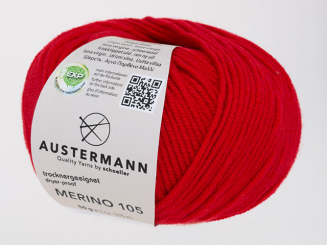 Austermann Merino 105 EXP Farbe 303 rot