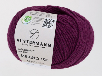 Austermann Merino 105 EXP Farbe 320 brombeer