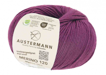 Austermann Merino 120 EXP Farbe 120 brombeer