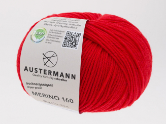 Austermann Merino 160 EXP Farbe 203 rot