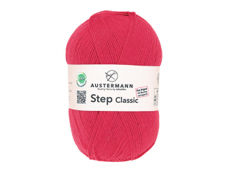 Austermann Sockenwolle Step Classic 4fach Farbe 1004 rot