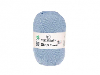 Austermann Sockenwolle Step Classic 4fach Farbe 1008 bleu